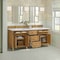 James Martin Vanities 72'' Double Vanity, Light Natural Oak w/ 3 CM White Zeus Quartz Top 424-V72-LNO-3WZ - alternate 7